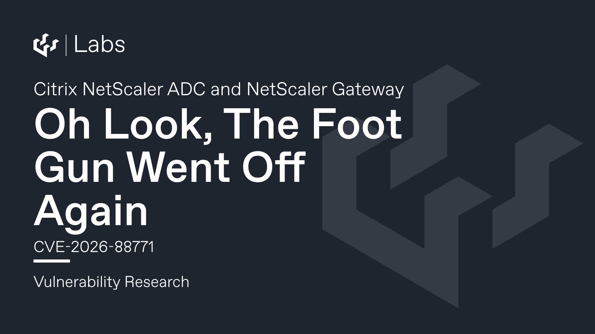 Oh Look, The Foot Gun Went Off Again (Citrix NetScaler PreAuth Command Injection CVE-2026-88771)
