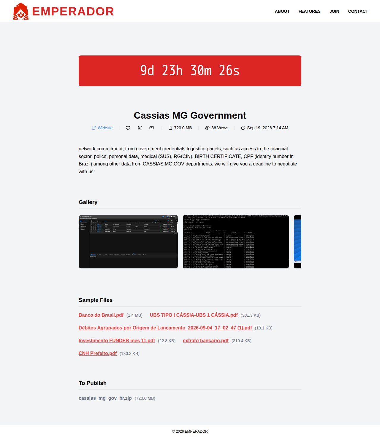 Cassias MG Government By emperador